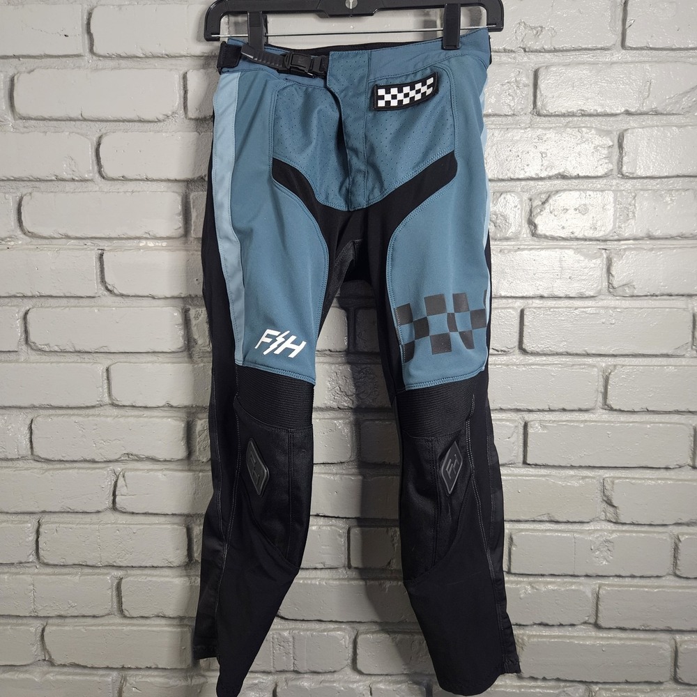 Fast House Kids Pants‎ 28 Speed Style Indigo Black Motocross Offroad Stretch